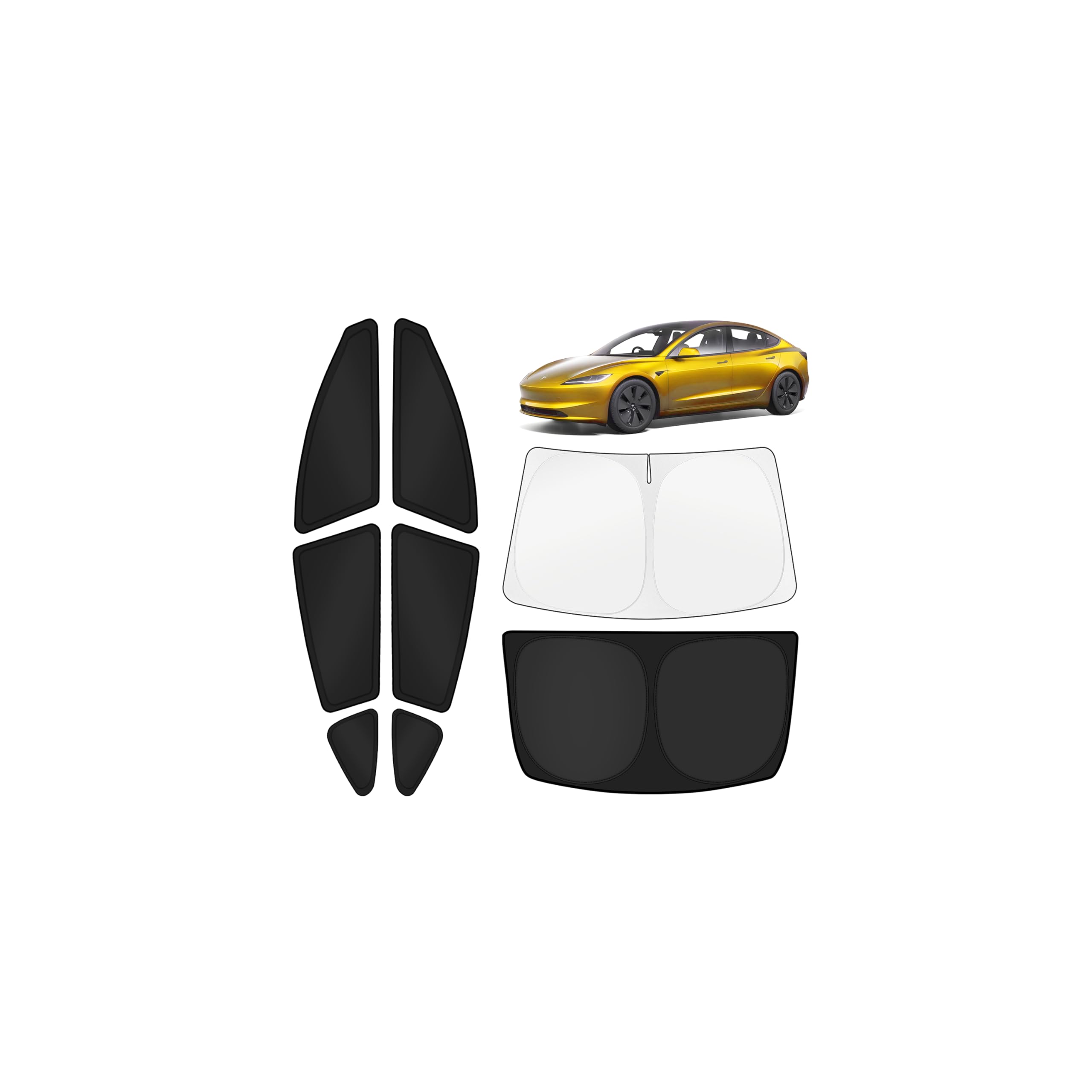 Amazon.com: KUST Car Window Shades for Tesla Model 3 Highland 2024